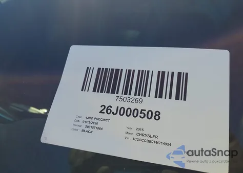 2015 Chrysler 200 S from USA, damaged, VIN 1C3CCCBB7FN714924